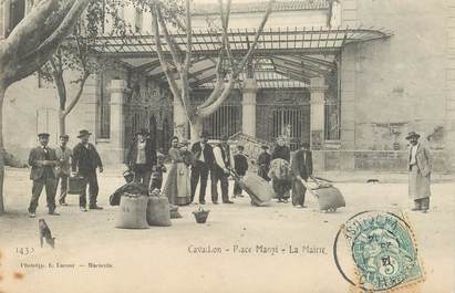 CPA FRANCE 84 "Cavaillon, Place Manzi"