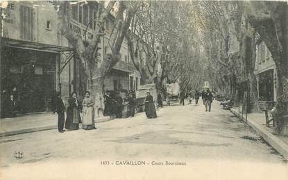 CPA FRANCE 84 "Cavaillon, Cours Bournissac"