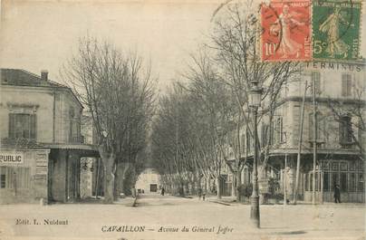 CPA FRANCE 84 "Cavaillon, avenue du Général Joffre"