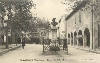 CPA FRANCE 84 "Cavaillon, Place Castille Blaze"