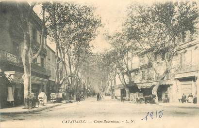 CPA FRANCE 84 "Cavaillon, Cours Bournissac"