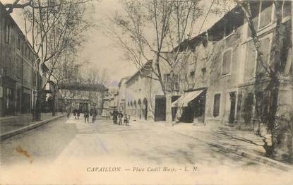 CPA FRANCE 84 "Cavaillon, Place Castil Blaze"