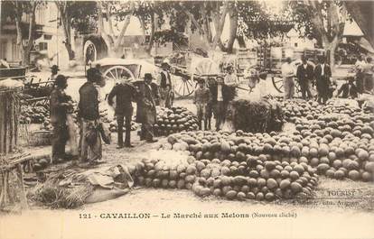 CPA FRANCE 84 "Cavaillon, le marché aux melons"