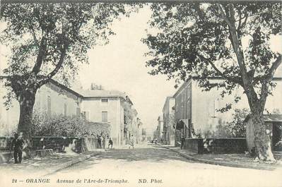 CPA FRANCE 84 "Orange, avenue de l'Arc de Triomphe"