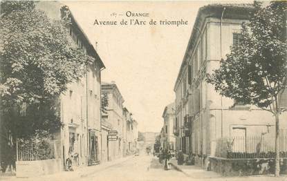 CPA FRANCE 84 "Orange, avenue de l'Arc de Triomphe"
