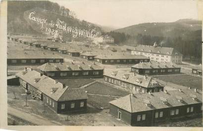 CARTE PHOTO MILITAIRE / ALLEMAGNE "Camp de Ludwigswinkel, 1927"