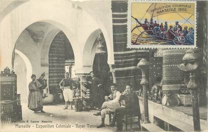 CPA FRANCE 13 "Marseille, Exposition Coloniale, 1906" / TUNISIE, le Bazar