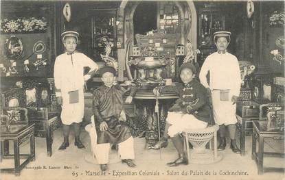 CPA FRANCE 13 "Marseille, Exposition Coloniale, 1906" / VIETNAM