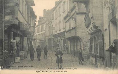 CPA FRANCE 56 "Pontivy, Rue du Fil"