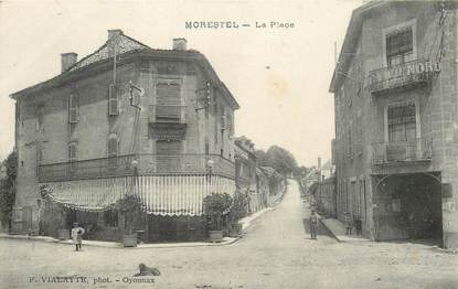 CPA FRANCE 38 "Morestel, la Place"
