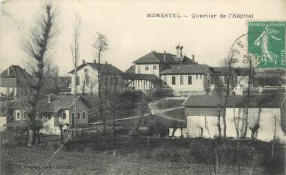 CPA FRANCE 38 "Morestel, Quartier de l'Hopital"