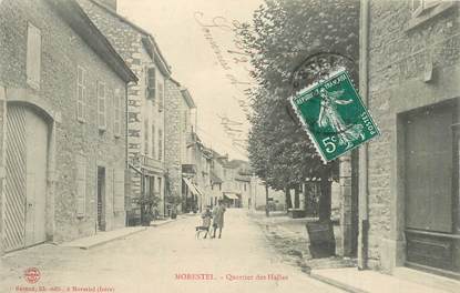 CPA FRANCE 38 "Morestel, Quartier des Halles"