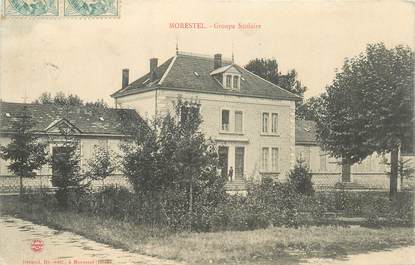 CPA FRANCE 38 "Morestel, groupe scolaire"