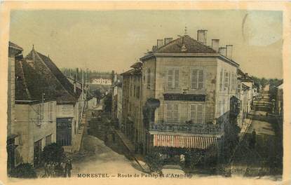 CPA FRANCE 38 "Morestel, Route de Passin et d'Arandon"