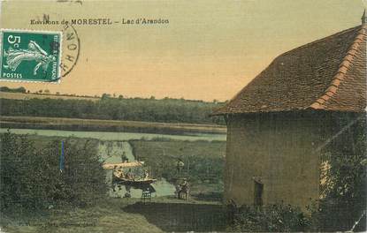 CPA FRANCE 38 "Morestel, Lac d'Arandon"