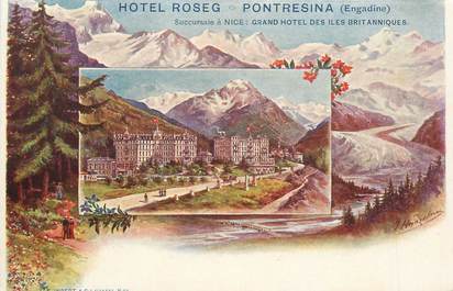 CPA SUISSE "Pontresina, Hotel Roseg"