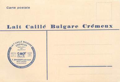 CPSM SUISSE "Petit Mont sur Lausanne, Fabricant Lait caillé Bulgare"