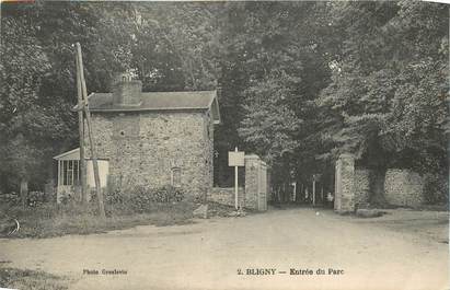 CPA FRANCE 91 "Bligny, Entrée du Parc"