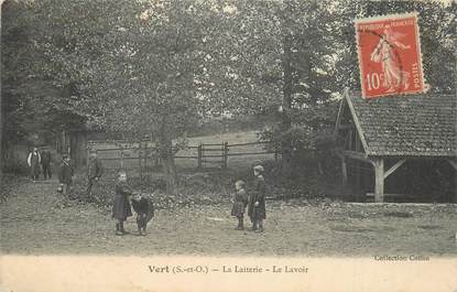 CPA FRANCE 78 "Vert, la laiterie et le Lavoir"