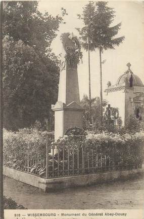 CPA FRANCE 67 "Wissembourg, monument Gal Abey Douay"