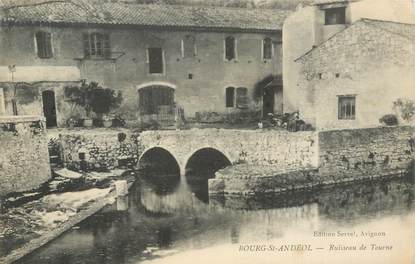 CPA FRANCE 07 "Bourg Saint Andéol, ruisseau de Tourne"