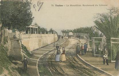 CPA FRANCE 83 "Toulon, le Mourillon, bld du Littoral"