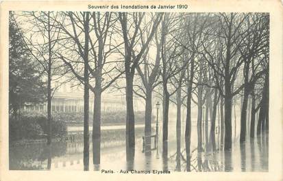 CPA FRANCE 75008 "Paris, Inondations 1910, Champs Elysées"