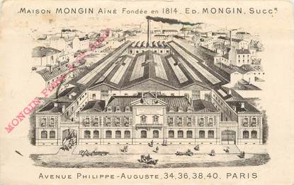 CPA FRANCE 75011 "Paris, Maison MONGIN, avenue Philippe Auguste