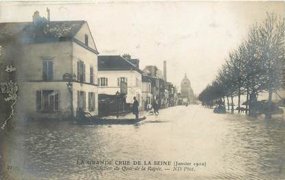 CPA FRANCE 75012 "Paris, Inondations 1910, Quai de la Rapée"