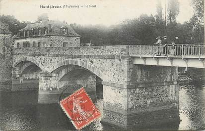 CPA FRANCE 53 "Montgiroux, le pont"