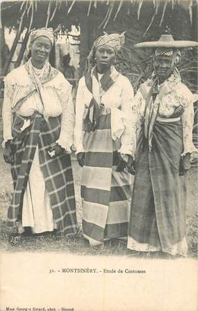 CPA GUYANE "Montsinéry, costumes"