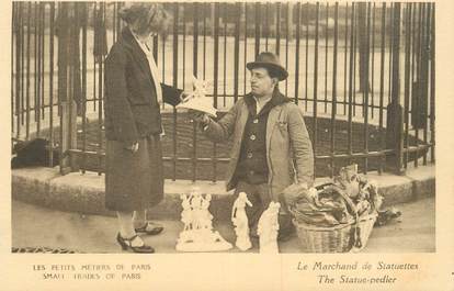 CPA FRANCE 75 "Paris, petits métiers, Le Marchand de Statuettes"
