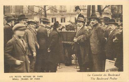 CPA FRANCE 75 "Paris, petits métiers, Le Camelot du Boulevard"