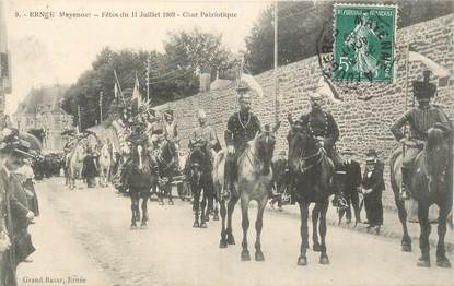 CPA FRANCE 53 "Ernée, Fêtes du 11 juillet 1909"