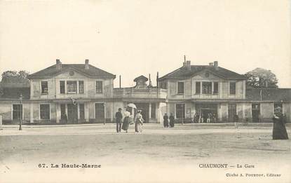 CPA FRANCE 52 "Chaumont, la gare"