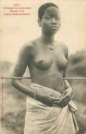 CPA DAHOMEY / NU / SCARIFICATION