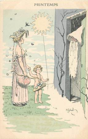 CPA ILLUSTRATEUR GERBAULT "Le Printemps"