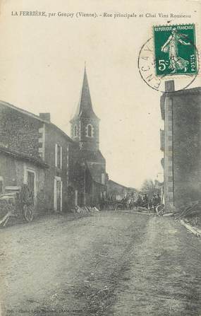 / CPA FRANCE 86 "La Ferrière, rue principale"