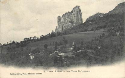 CPA FRANCE 74 "Allèves, les Tours Saint Jacques"