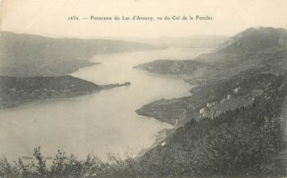 CPA FRANCE 74 "Annecy, vu du Col de la Forclaz"