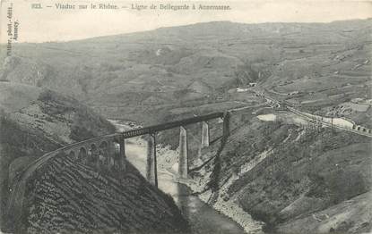 CPA FRANCE 74 "Viaduc sur le Rhône, ligne de Bellegarde"