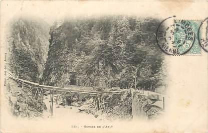 CPA FRANCE 74 "Gorges de l'Arly"