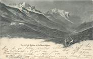 74 Haute Savoie CPA FRANCE 74 "Col de Balme, et le Mont Blanc"