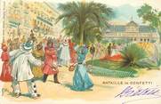 06 Alpe Maritime CPA FRANCE 06 / CARTE PRÉCURSEUR "Nice, le Carnaval, bataille de Confetti"