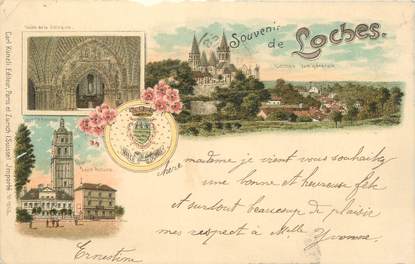 CPA FRANCE 37 "Loches" / GRUSS / CARTE PRÉCURSEUR