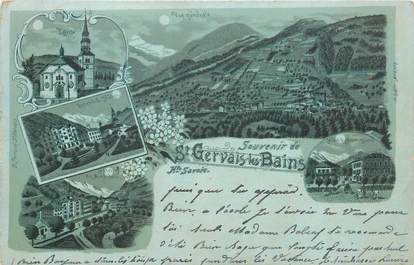 CPA FRANCE 74 "Saint Gervais les Bains" / GRUSS / CARTE PRÉCURSEUR