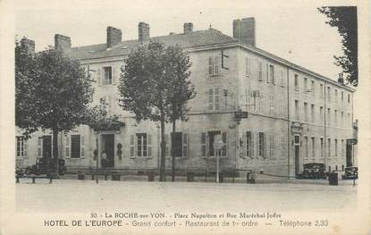 / CPA FRANCE 85 "la Roche sur Yon, hôtel de l'Europe"