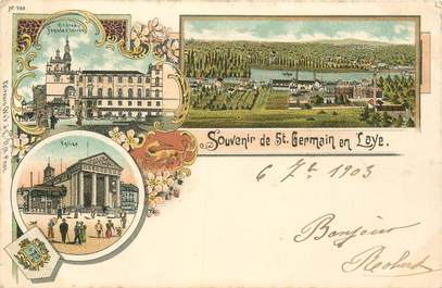 CPA FRANCE 78 "Saint Germain en Laye" / GRUSS / CARTE PRÉCURSEUR