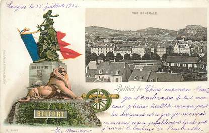 CPA FRANCE 90 "Belfort" / GRUSS / CARTE PRÉCURSEUR 1896