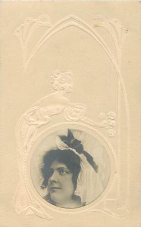 CPA ART NOUVEAU / FEMME